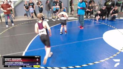 85 lbs Round 3 - Wyatt Wagoner, Mid Valley Wrestling Club vs Anthony Mitchell, Anchorage Freestyle Wrestling Club