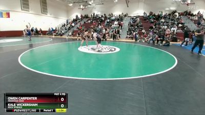 165 lbs Cons. Round 2 - Kale Wickersham, Rock Springs vs Owen Carpenter, Mountain View