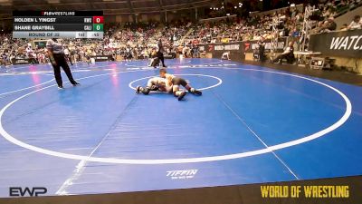 85 lbs Round Of 32 - Holden L Yingst, Keystone Wrestling Club vs Shane Graybill, California Grapplers