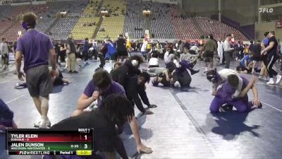 125 lbs Finals (2 Team) - Tyler Klein, Dubuque vs Jalen Dunson, Wisconsin-Whitewater