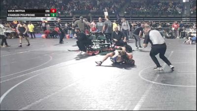 120 lbs Semifinal - Luca Bettua, Edge Wrestling (Hoboken) vs Charles Polifrone, Olympic