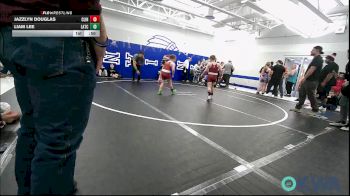 80/85 lbs Consolation - Legend Bruce, ARDMORE TAKEDOWN CLUB vs Brueck Larkin (80), ARDMORE TAKEDOWN CLUB