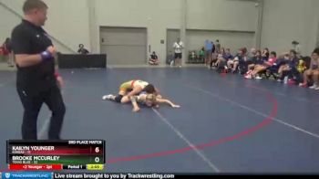 127 lbs Placement Matches (8 Team) - Kailyn Younger, Kansas vs Brooke McCurley, Texas Blue