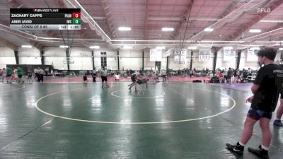 144 lbs Consi Of 8 #2 - Zachary Capps, Palm Academy vs Amir Javid, Integrity Wrestling Club