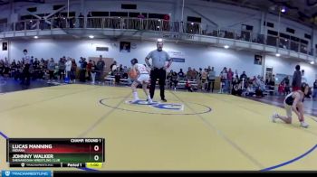 97 lbs Champ. Round 1 - Johnny Walker, Shenandoah Wrestling Club vs Lucas Manning, Indiana