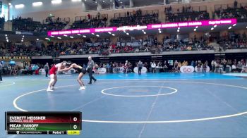 152 lbs Quarterfinal - Micah Ivanoff, Unalakleet Schools vs Everett Meissner, Wrangell Wolves