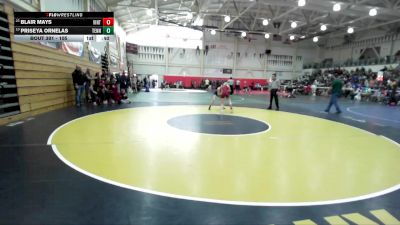 105 lbs Cons. Round 3 - Blair Mays, Vintage vs Priseya Ornelas, Tennyson