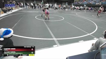 73 lbs Round 3 - Carter Winn, Eureka vs Oliver Sudol, Kansas Young Guns Wrestling Cl