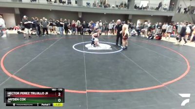 170 lbs Cons. Round 2 - Hector Perez Trujillo Jr, OR vs Jayden Cox, WA