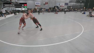 138 lbs Cons. Rd Of 32 - Tyson Crowsey, Ranger 47 vs Riddick Meyer, Weigh-in Club