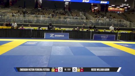 Reese William Aubin vs Emerson Victor Ferreira Feitosa 2025 Pan Jiu Jitsu IBJJF Championship