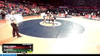 3A 175 lbs Champ. Round 1 - Brody Murray, St. Charles (East) vs RJ Samuels, Downers Grove (South)