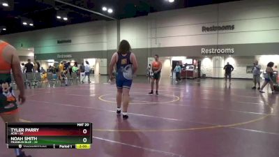 285 lbs Round 2 (6 Team) - Tyler Parry, ACW vs Noah Smith, Franklin Blue