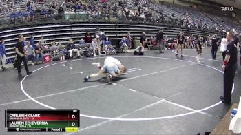 89 lbs Quarterfinals (8 Team) - Lauren Echeverria, Oregon Girls vs Carleigh Clark, Oklahoma Elite