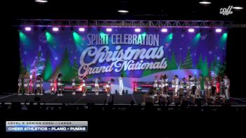Cheer Athletics - Plano - Pumas [2025 L5 Senior Coed - Large] 2025 Spirit Celebration Christmas Grand Nationals