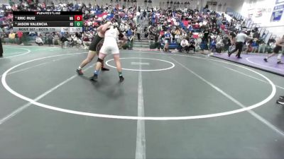 Boys 175 lbs Quarterfinal - Jason Valencia, North Salinas Boys vs Eric Ruiz, Menlo-Atherton Boys