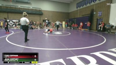 85 lbs Round 3 (6 Team) - Jesse Gortney, Burns Junior High vs Tyke Coffman, Lusk