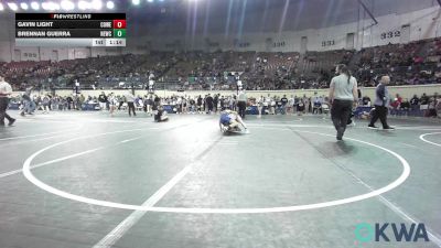 86 lbs Quarterfinal - Gavin Light, Coweta Tiger Wrestling vs Brennan Guerra, Newcastle Youth Wrestling