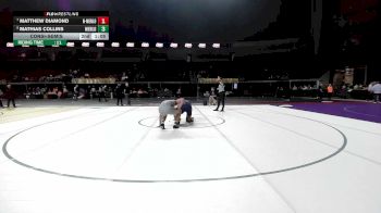 184 lbs Consolation - Matthew Diamond, Menlo College (NCWA) vs Mathias Collins, Menlo College (NCAA)