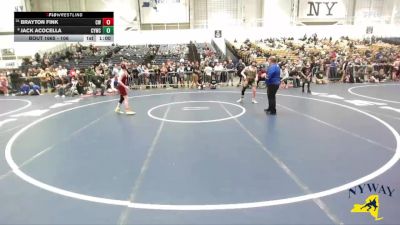 106 lbs Cons. Round 3 - Jack Acocella, Carmel Youth Wrestling Club vs Brayton Fink, Colonie Wrestling