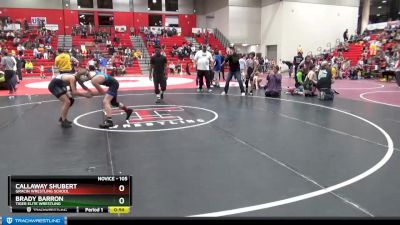 105 lbs Cons. Semi - Brady Barron, Tiger Elite Wrestling vs Callaway Shubert, Gracin Wrestling School