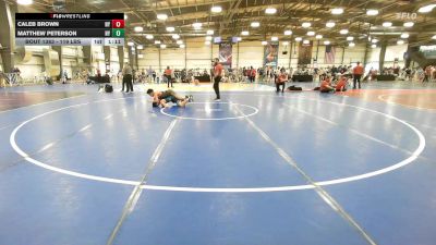 119 lbs 7th Place - Caleb Brown, NY vs Matthew Peterson, NY