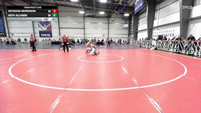 220 lbs Consi Of 16 #2 - Keyshon Morrison, NC vs Seth Allaben, WA