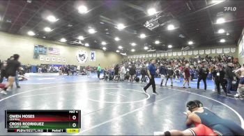 165 lbs Champ. Round 4 - Cross Rodriguez, Calvary Chapel vs Owen Moses, Central