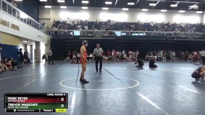 149 lbs Cons. Round 3 - Marc Reyes, Skyline College vs Trevor Wagstaff, Santa Ana College