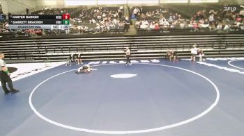 6A 106 lbs Quarterfinal - Garrett Bracken, Riverton vs Karter Barker, Weber