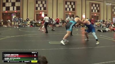 Round 1 (6 Team) - Caden Britton, Orchard South WC vs Gabe McCulloch, Jersey Elite