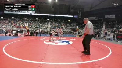 3A-138 lbs 5th Place Match - Bridger Herring, Rawlins vs Scott Larson, Newcastle