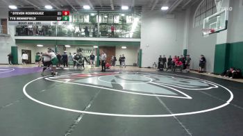 285 lbs Cons. Round 4 - Tye Bennefield, Benedictine College Prep vs Steven Rodriguez, St. John`s College