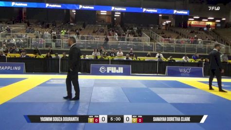 Sanayah Doretha Clark vs Yasmim Souza Douranth 2025 Pan Jiu Jitsu IBJJF Championship