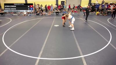 165 lbs Cons. Round 2 - Ayden O'Brien, CA vs Joshua Heath, IL