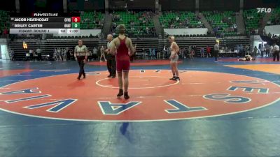 1A-4A 144 Champ. Round 1 - Briley Carter, Ohatchee vs Jacob Heathcoat, Central Florence High School