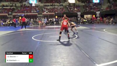 130 lbs Semifinal - Gleb Glazcov, Alavanca Wrestling vs Wyatt Goettsch, Havre Wrestling Club