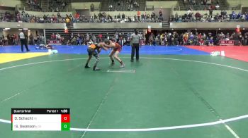 130 lbs Quarterfinal - Samuel Swanson, Legends Of Gold vs Owen Schacht, X-Factor Elite