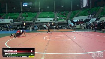 5A 285 lbs Quarterfinal - Latrez Turner, Alexandria HS vs Wayne Horton, A P Brewer High School