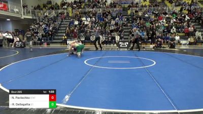 285 lbs Final - Nicholas Pavlechko, State College vs Rocco Dellagatta, St. Joseph Regional-NJ