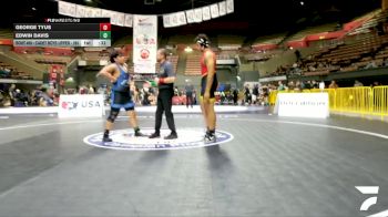 Cadet Boys Upper - 285 lbs 3rd Place Match - George Tyus vs Edwin Davis