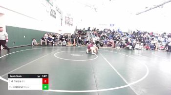 215 lbs Semifinal - Matthew Tarzia, Bethel vs Thiago Delacruz, RHAM