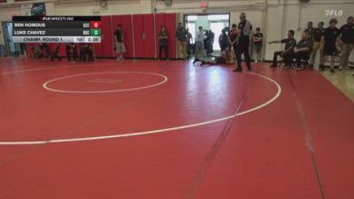 165 lbs Champ. Round 1 - Luke Chavez, Rio Hondo College vs Ben Homdus, Sacramento City College