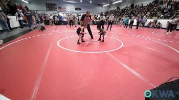 40 lbs Round Of 16 - Maddox Reed, Pin-King All Stars vs Jaxon Bonds, Claremore Wrestling Club