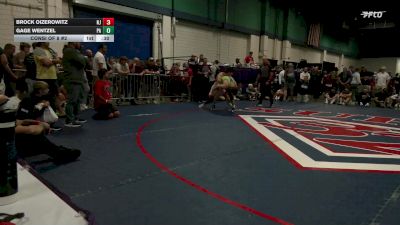 175 lbs Consi Of 8 #2 - Brock Oizerowitz, NJ vs Gage Wentzel, PA