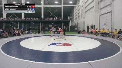 130 lbs Skylin Darnell, South Carolina vs Abby Milbery, North Carolina