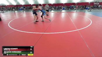 150 lbs Round 1 (6 Team) - Lincoln Schmitt, Bemidji vs Braedon Dorshorst, Lodi