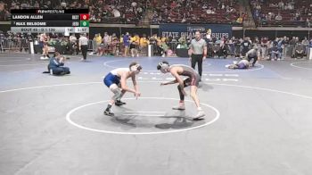D 1 126 lbs Champ. Round 1 - Max Belsome, Jesuit vs Landon Allen, Destrehan