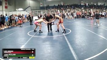 105 lbs Champ. Round 1 - Leo Grimm, Midwest RTC vs Liam McClain, Hudson