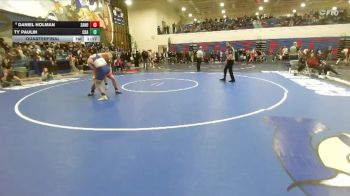 175 lbs Cons. Round 4 - Ty Paulin, Coeur D Alene vs Daniel Holman, Sandpoint